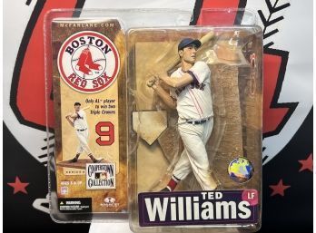 McFarlane Copperstown Collection Ted Williams Boston Red Sox Figure Factory Sealed In Box Series 4