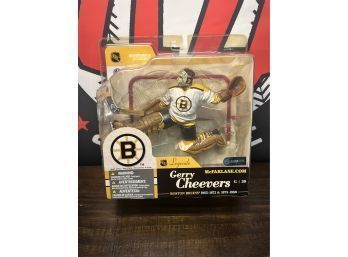 McFarlane Toys NHL Legends Gerry Cheevers Figure In Sealed Factory Box Boston Bruins 1965-1972 And 1975-1980