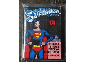 1978 Topps Superman The Movie Sealed Pack 1st Edition