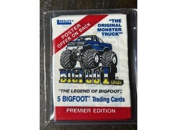 Big Foot Monster Truck Sealed Trading Card Pack