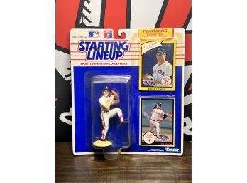 Starting Lineup 1990 Edt. Roger Clemens Figure And Trading Cards In Sealed Factory Box