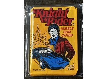 1982 TOPPS KNIGHT RIDER SEALED TRADING CARD PACK