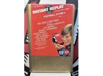 FACTORY SEALED 1971 Mattel NFL Instant Replay Football Stars 2 With 8 Audio Records