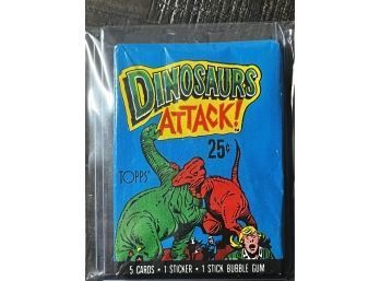 1988 TOPPS DINOSAURS ATTACK SEALED TRADING CARD PACK