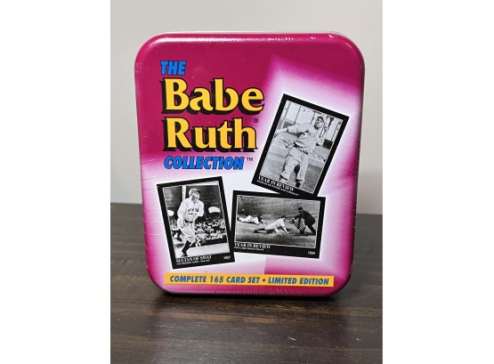 The Babe Ruth Collection A Complete 165 Card Set Limited Edition In A Tin Sealed