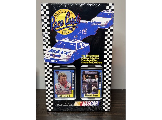 1991 MAXX Race Cards Complete 240 NASCAR Card Set FACTORY SEALED BOX