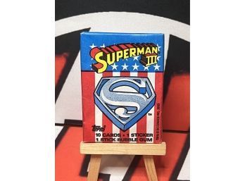 1983 Topps Superman 3 Wax Pack Factory Sealed