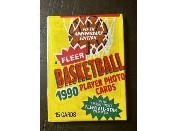 1990 Fleer Basketball Wax Pack