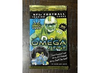 1999 Omega Football Pack Factory Sealed Unopened