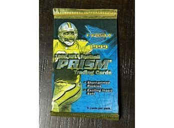 1999 Pacific Prism Football Foil Pack Factory Sealed Unopened