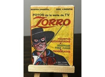 1958 Topps Argentina Disney Zorro Factory Sealed Paper Pack