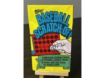 1980 Topps Baseball Scratch Off Wax Pack Factory Sealed