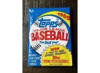 1989 Topps Baseball Wax Pack