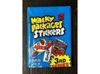1980 Topps Wacky Packages Unopened Factory Sealed Wax Pack