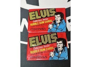 (2) 1978 Donruss Elvis Trading Card Wax Packs Factory Sealed