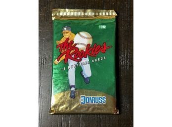 1992 Donruss Baseball The Rookies Pack Factory Sealed Unopened