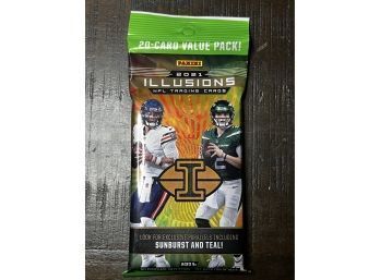 2021 Illusions Football Unopened Factory Sealed Fat Pack