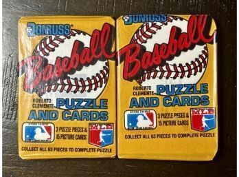 (2) 1986 Donruss Baseball Wax Packs
