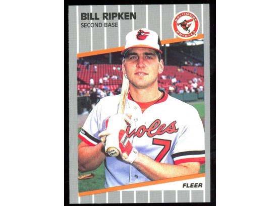 1989 Fleer Baseball Bill Ripken FF Error #616 Baltimore Orioles