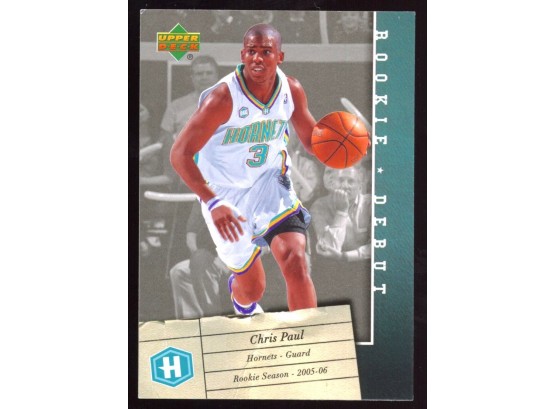 2006-07 Upper Deck Basketball Chris Paul Rookie Debut #61