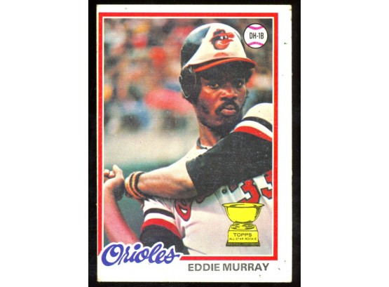 1978 Topps Baseball Eddie Murray All Star Rookie Card #36 Baltimore Orioles RC