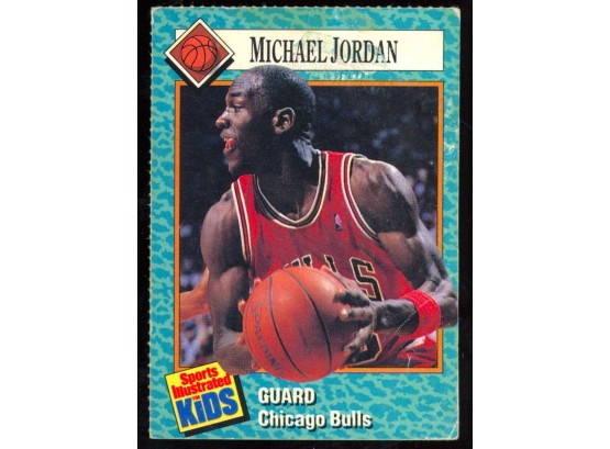 1989 Sports Illustrated For Kids Michael Jordan #16 Chicago Bulls HOF