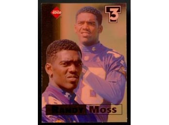 1998 Collectors Edge Football Randy Moss Triple Threat Rookie Card #3 Minnesota Vikings RC HOF
