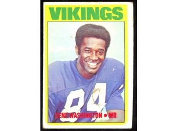 1972 Topps Football Gene Washington #218 Minnesota Vikings Vintage