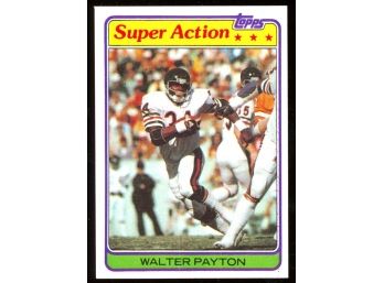 1981 Topps Football Walter Payton Super Action #202 Chicago Bears Vintage HOF