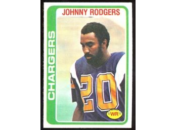 1978 Topps Football Johnny Rodgers Rookie Card #63 San Diego Chargers RC Vintage
