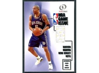 2000 Fleer Legacy Basketball Kenyon Martin Game Used Patch #27GI New Jersey Nets