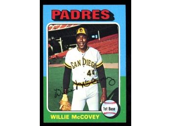 1975 Topps Baseball Willie McCovey #450 San Diego Padres Vintage HOF