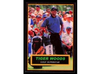 2001 Golf Supersrar Tiger Woods Rookie Card Promo /10000 RC