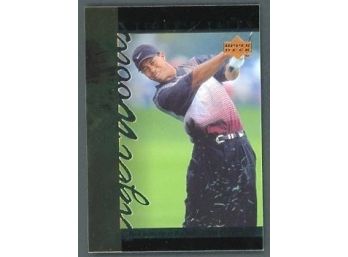 2001 Upper Deck Golf Tiger Woods Tiger's Tales Rookie Card #TT23