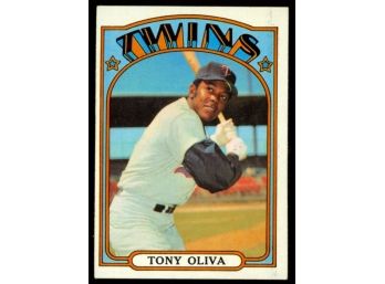 1972 Topps Baseball Tony Oliva #400 Minnesota Twins Vintage