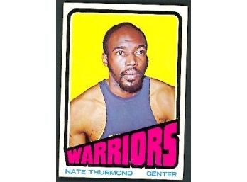 1972 Topps Basketball Nate Thurmond #28 Golden State Warriors Vintage HOF