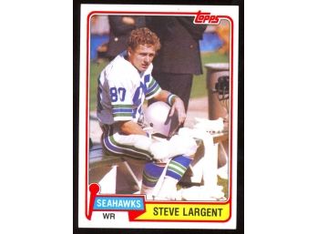 1981 Topps Football Steve Largent #271 Seattle Seahawks Vintage HOF