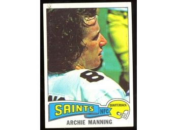 1975 Topps Football Archie Manning #135 New Orleans Saints Vintage