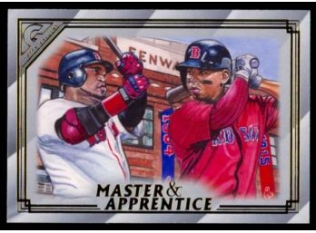 2020 Topps Gallery Baseball David Ortiz Rafael Devers 'master & Apprentice #MA-2 Boston Red Sox