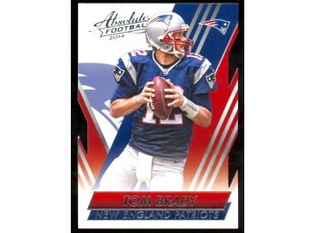 2014 Absolute Football Tom Brady #44 New England Patriots 7x Super Bowl Champ GOAT