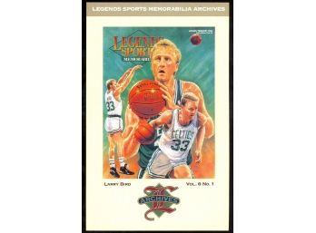 1993 Legends Sports Larry Bird Postcard Insert #19 Boston Celtics HOF