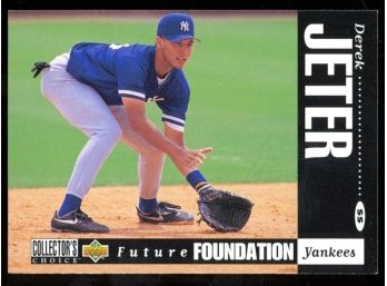 1994 Upper Deck Collectors Choice Baseball Derek Jeter Future Foundation Rookie Card #644 Yankees RC HOF