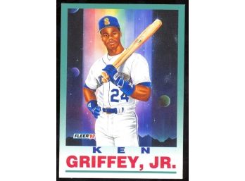 1992 Fleer Baseball Ken Griffey Jr #709 Seattle Mariners HOF