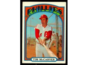 1972 Topps Baseball Tim McCarver #139 Philadelphia Phillies Vintage