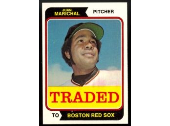 1974 Topps Traded Baseball Juan Marichal #330T Boston Red Sox Vintage HOF