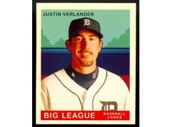 2007 Upper Deck Goudey Baseball Justin Verlander Green Back #200 Detroit Tigers