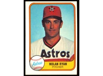 1981 Fleer Baseball Nolan Ryan #57 Houston Astros Vintage HOF