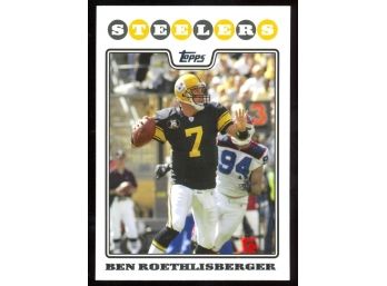 2008 Topps Football Ben Roethlisberger #20 Pittsburgh Steelers