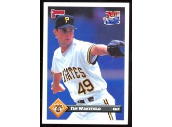 1993 Donruss Baseball Tim Wakefield Rated Rookie #61 Pittsburgh Pirates Boston Red Sox RC