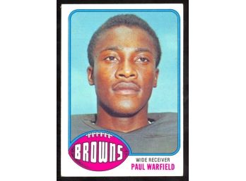 1976 Topps Football Paul Warfield #317 Cleveland Browns Vintage